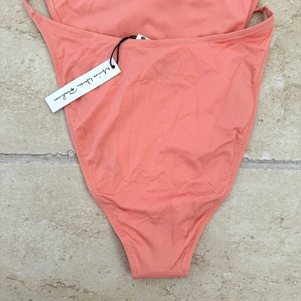 NWT! Monica Hansen Beachwear, One Piece, Peach Color, Size S - Picture 10 of 11